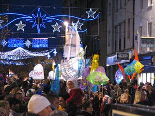 Event First Aid Cover at Gloucester Christmas Lights Lantern Parade